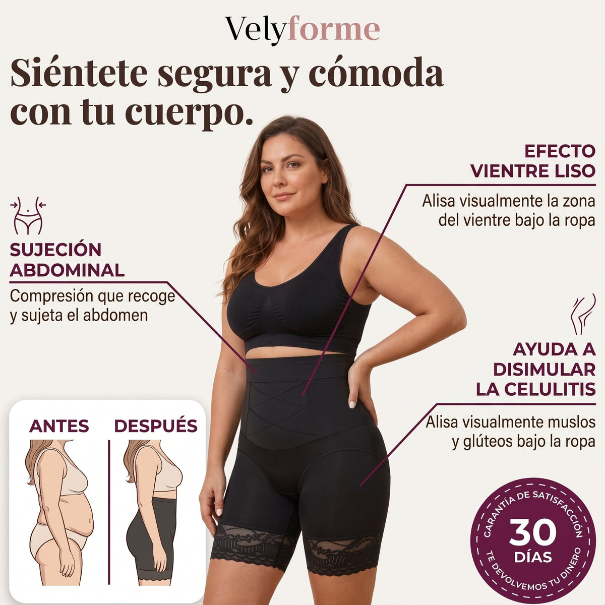 NUEVO: Velyforme® Short Moldeador 360°