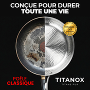 Poêle TITANOX conçue pour durer toute une vie