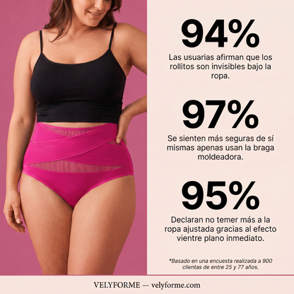 Velyforme® Braguita Moldeadora Talle Alto – Vientre Plano sin Esfuerzo