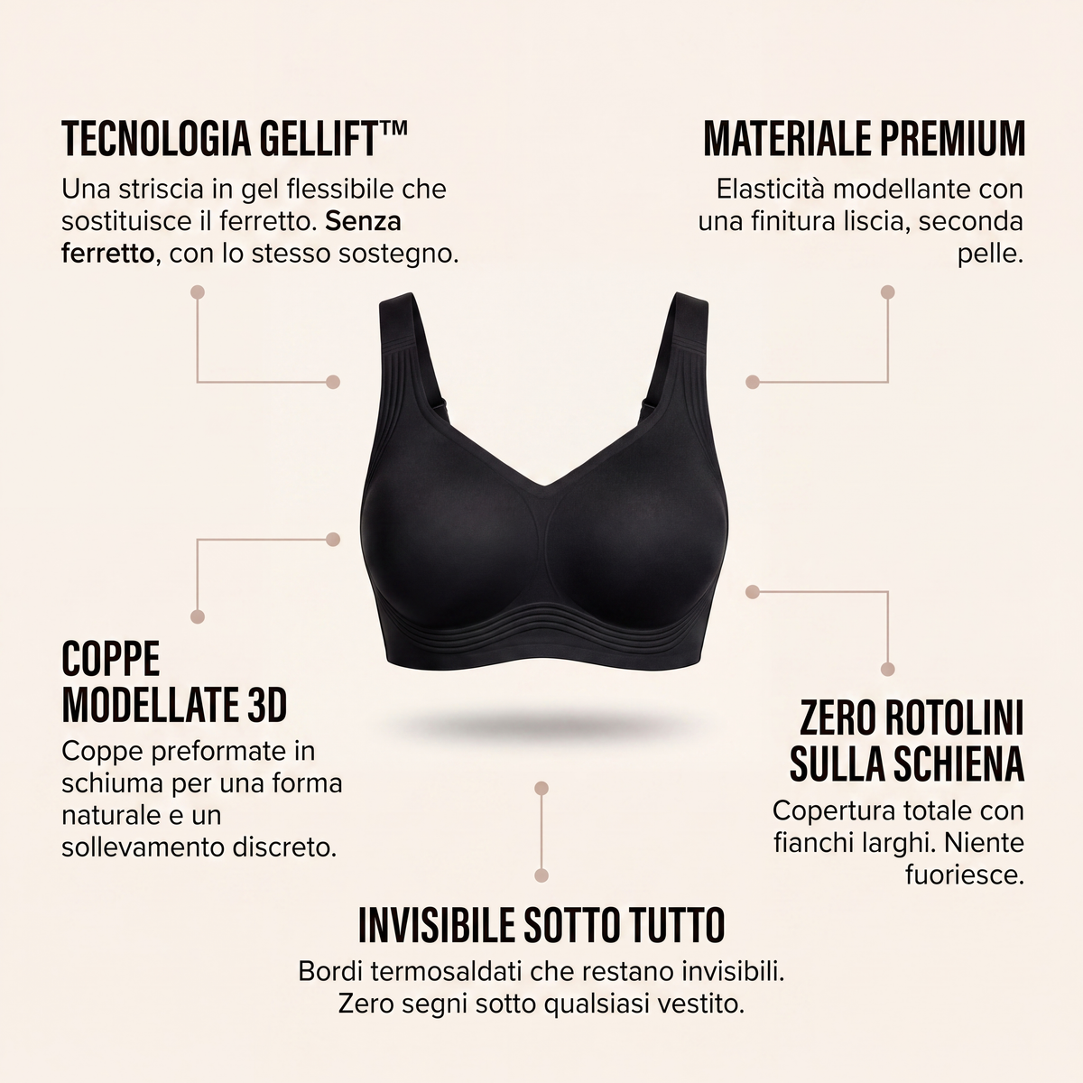 SilkFit™ Reggiseno Seconda Pelle