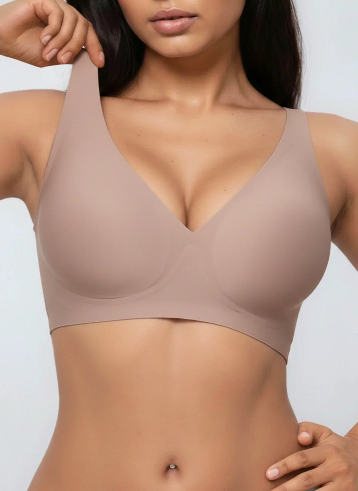 Reggiseno push-up in gel senza ferretto